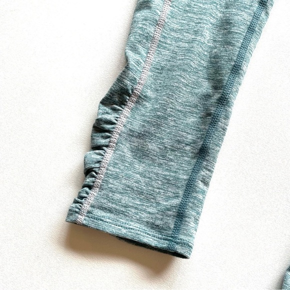 Free People Movement High-Rise 7/8 You're a Peach Leggings XS Grey Teal - Picture 12 of 16